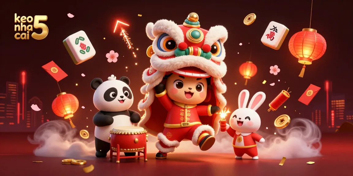 Experience thrilling moments with keo nha cai 5; enjoy energetic lion dancers and festive casino themes.