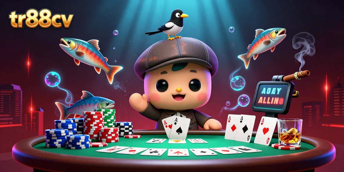Experience thrilling gameplay at tr88cv with interactive poker elements and charming characters.